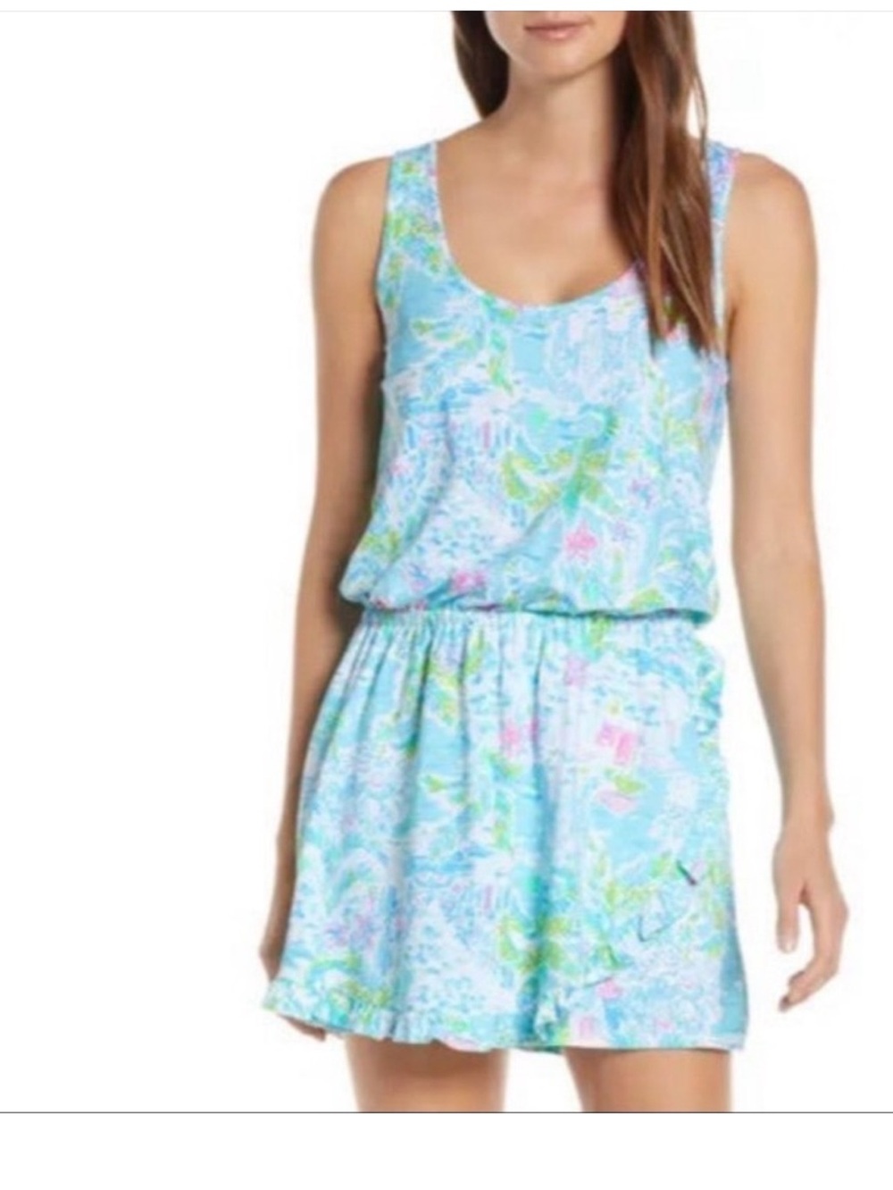 Reduced Today ONLY🎈Like New Lilly Pulitzer Analee Blouson Romper
Size Small